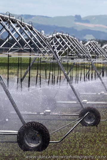 Irrigating crops near Ongaonga photograph