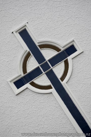 Part of our Scottish (and Irish) heritage, the Celtic Cross at St Paul’s Presbyterian Church, Napier photograph
