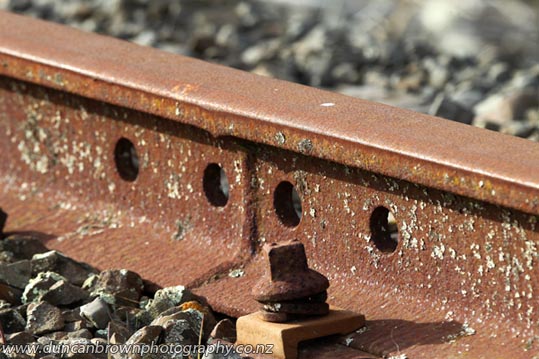 Rusty rail, but for how long? photograph