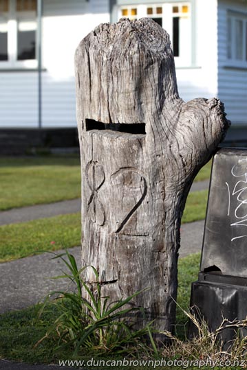 Surprises on every street! I found this tree letterbox in Wairoa :-) photograph